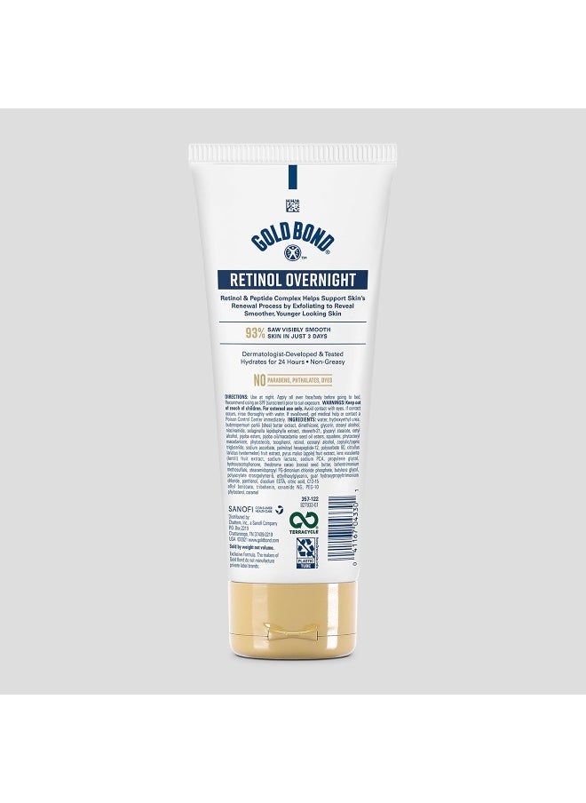 Age Renew Retinol Overnight Body & Face Lotion, With Retinol & Peptide Complex, 7 Oz.