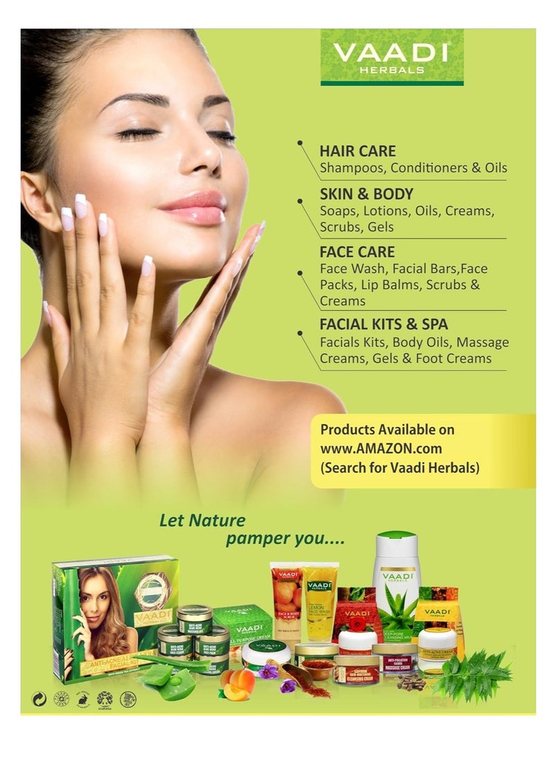 Papaya Face & Body Moisturizer Cream 10.6 Oz (Pack of 2 X 150 Gm) - Herbal Cream - All Natural - Paraban Free - Sulfate Free - Vaadi Herbals