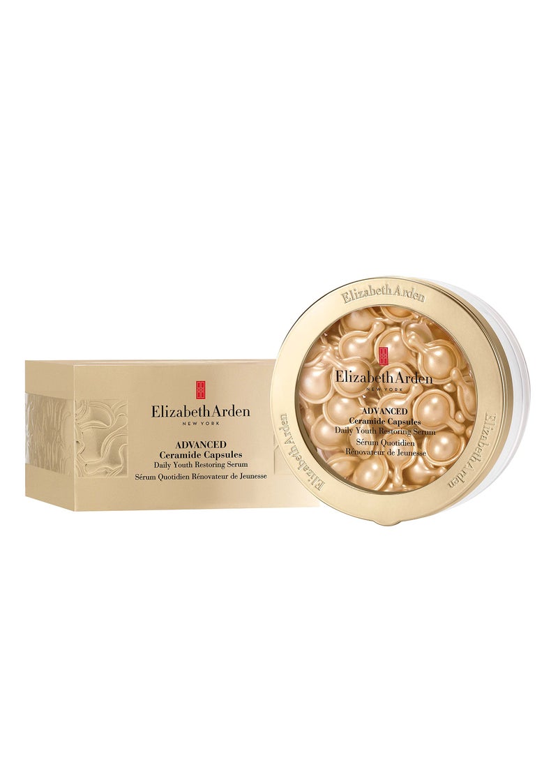 Elizabeth Arden Anti-Aging Ceramide Capsule Serum, Advanced Daily Youth Restoring Face Serum, Nourishing Skin care, 60 Count