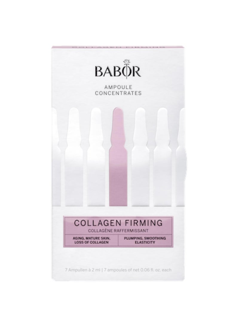 BABOR Collagen Firming Ampoule Concentrate, Collagen Skincare Capsule, Anti Aging Serum, Increase Elasticity, Firming and Lifting 7 Day Treatment