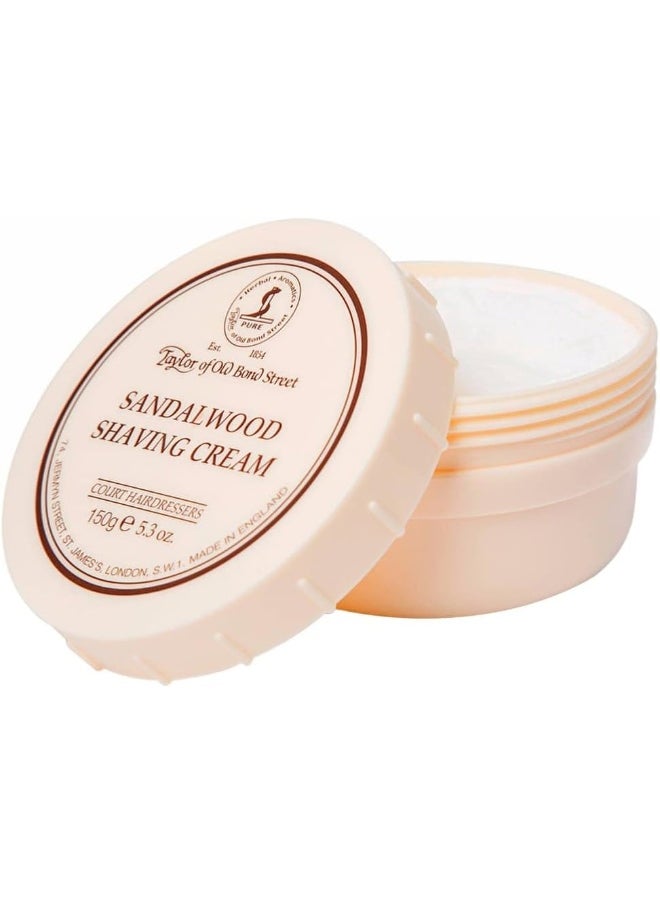 Sandalwood Shaving Cream Bowl - 150Gm