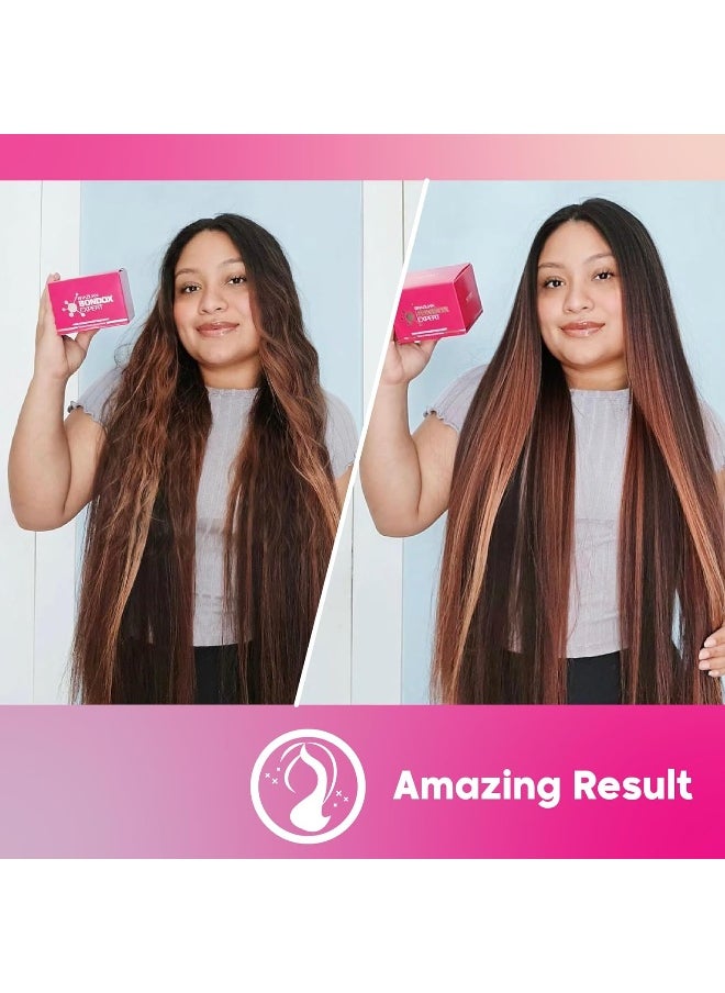Hair Mask For Damaged Hair Brazilian Bondox Treatment - 250G Thermal Activated Mask For Dry Frizzy Hair | Formaldehyde Free Cruelty Free | Results For Up To 1-3 Months | Almond Hair Oil Hair Repair