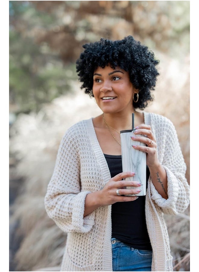 Simple Modern Insulated Tumbler with Lid and Straw