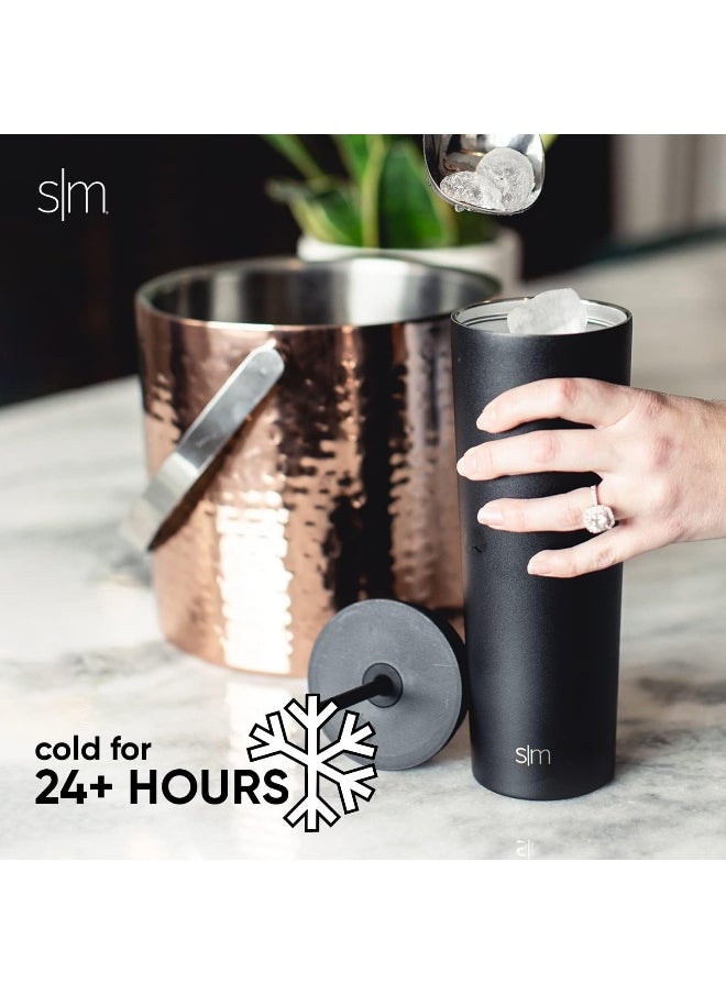 Simple Modern Insulated Tumbler with Lid and Straw