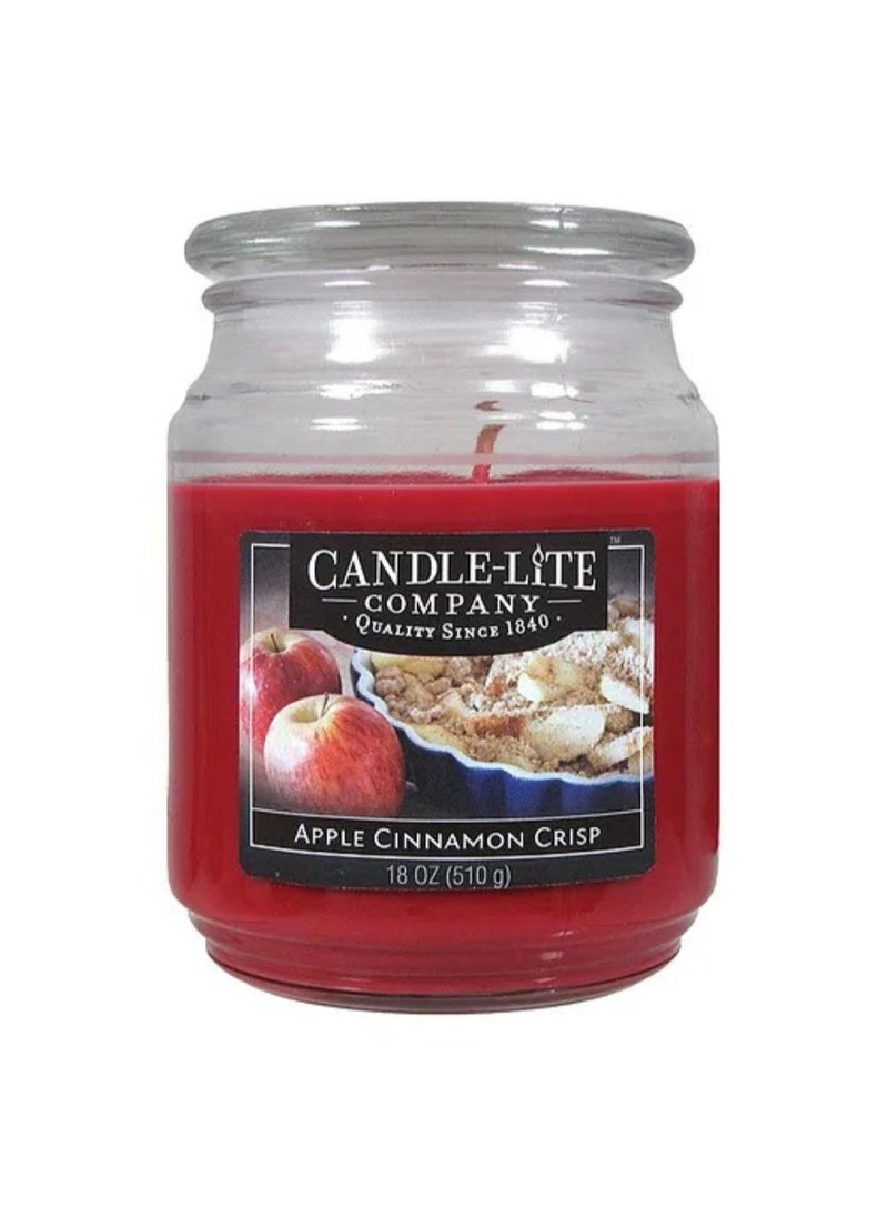 Candle - Lite Everyday Essential Terrace Jar Apple Cinnamon Crisp - 510g