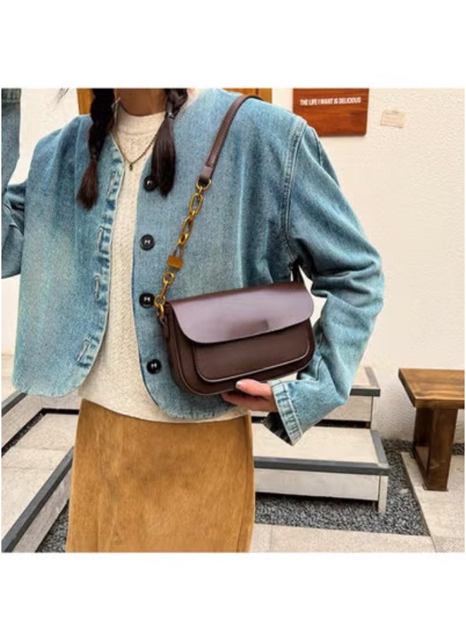 Women's Vintage-Inspired Handbag – Elegant Shoulder Bag with Classic Design