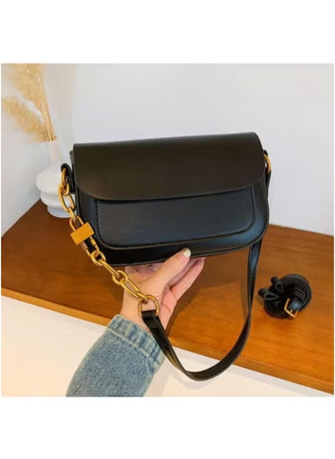 Women's Vintage-Inspired Handbag – Elegant Shoulder Bag with Classic Design