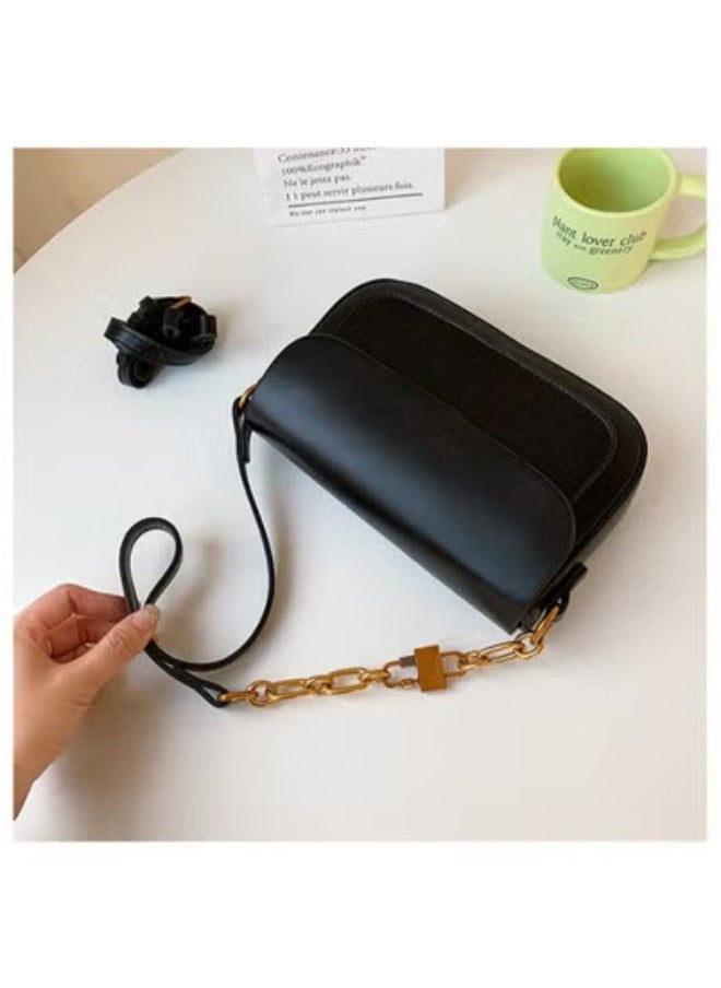 Women's Vintage-Inspired Handbag – Elegant Shoulder Bag with Classic Design