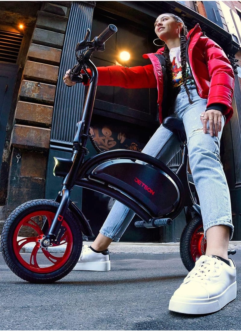 Renewed - Bolt Folding Electric Ride-On Bike, Easy-Folding, Built-in Carrying Handle, Twist Throttle, Up to 15.5 MPH, Ages 13+