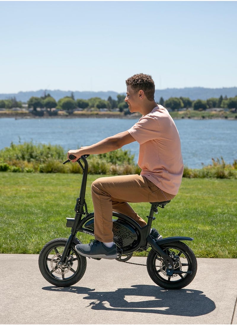 Renewed - Bolt Folding Electric Ride-On Bike, Easy-Folding, Built-in Carrying Handle, Twist Throttle, Up to 15.5 MPH, Ages 13+