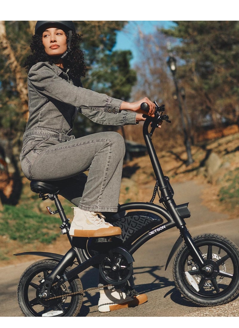 Renewed - Bolt Folding Electric Ride-On Bike, Easy-Folding, Built-in Carrying Handle, Twist Throttle, Up to 15.5 MPH, Ages 13+