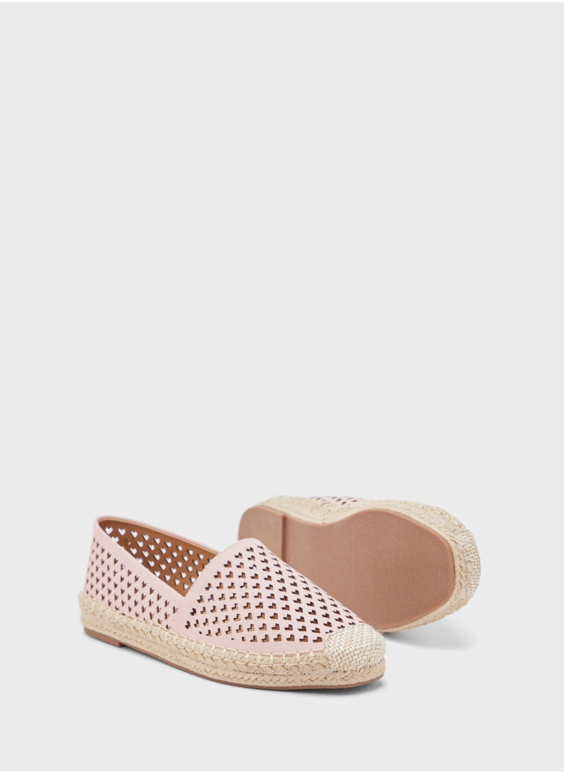 Heart Cut Out Espadrille