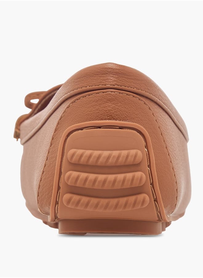 Women's Bow Detail Slip-On Loafers