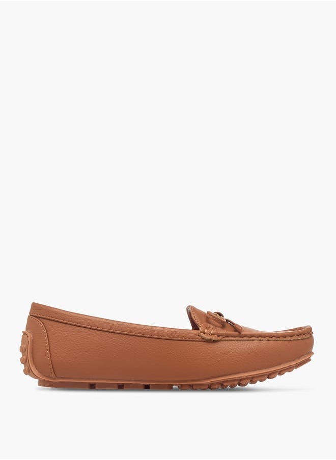 Women's Bow Detail Slip-On Loafers
