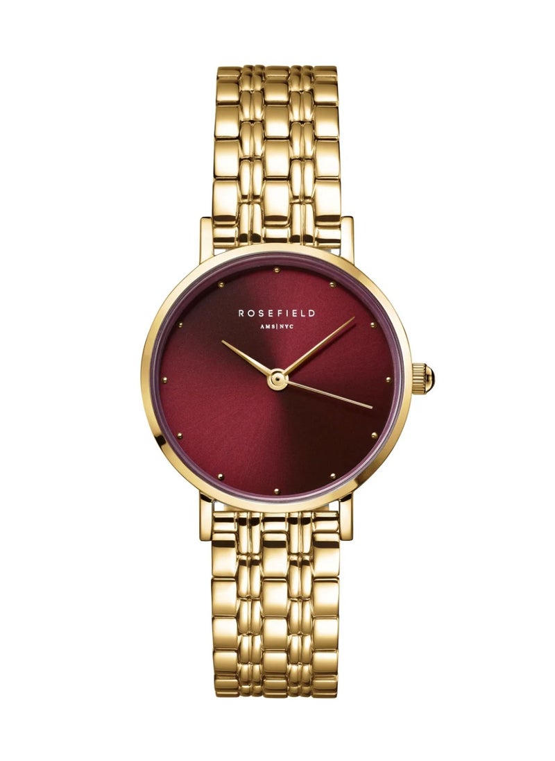 Women's Small Edit Burgundy Stainless Steel Watch SEGSG-SE01