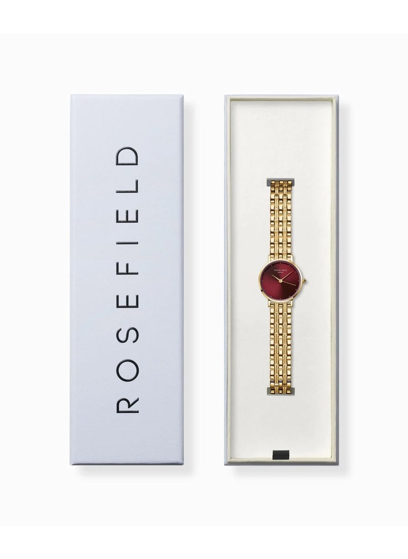 Women's Small Edit Burgundy Stainless Steel Watch SEGSG-SE01
