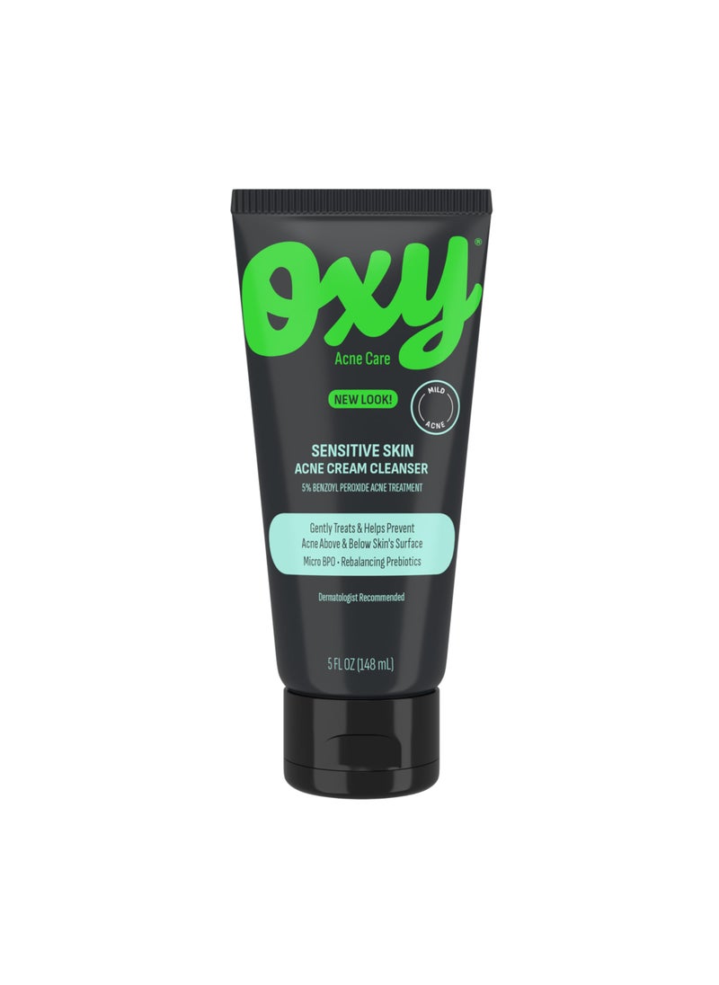Oxy Sensitive Skin Acne Cream Cleanser