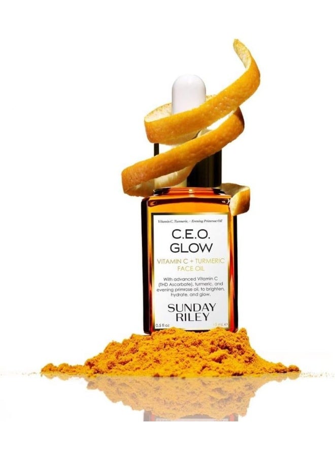 C.E.O. Glow Vitamin C & Turmeric Face Oil, 0.5 Fl Oz
