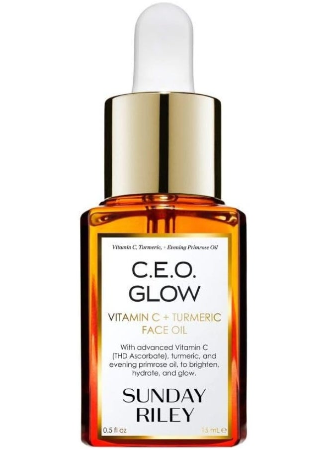 C.E.O. Glow Vitamin C & Turmeric Face Oil, 0.5 Fl Oz