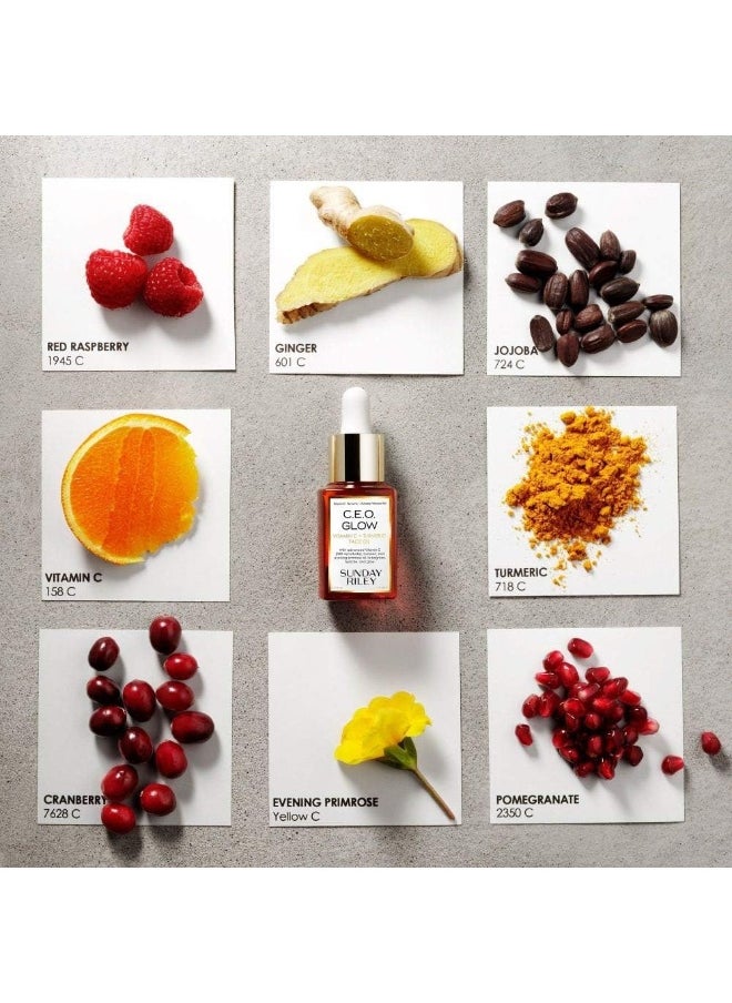 C.E.O. Glow Vitamin C & Turmeric Face Oil, 0.5 Fl Oz