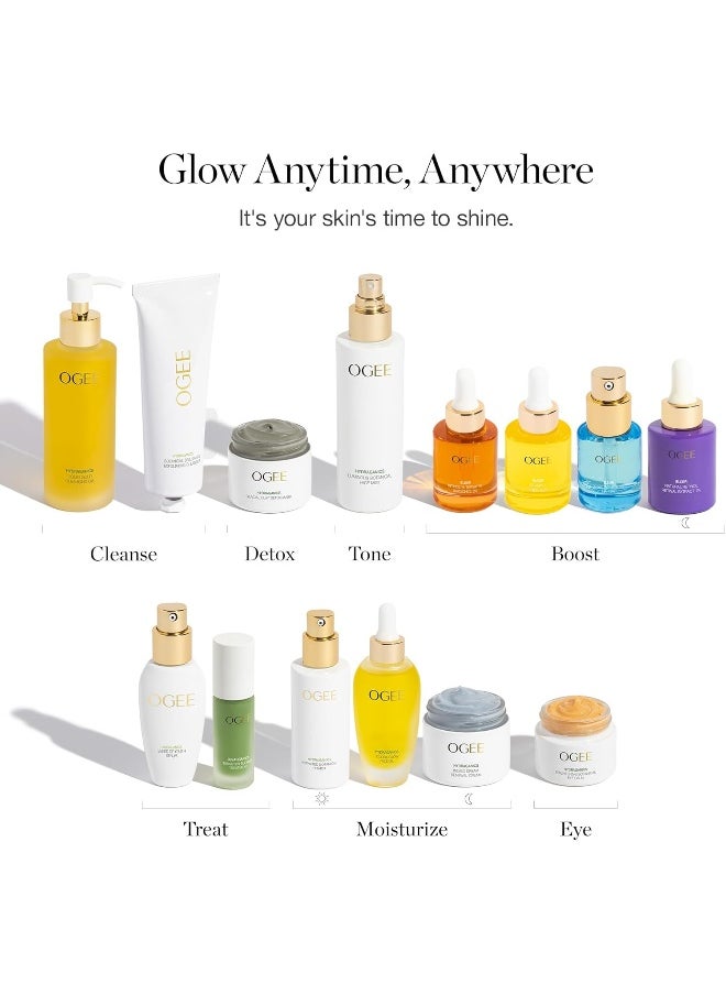 Ogee Jojoba Glow Face Oil - Organic & Natural, Moisturizing, Multi-Tasking Facial Treatment Oil (30ml)