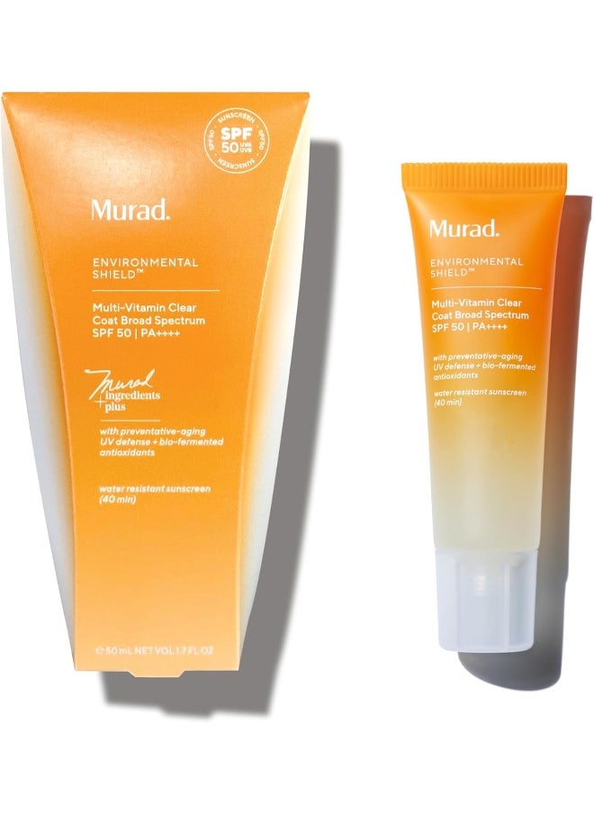 Multi-Vitamin Clear Coat Sunscreen Spf 50