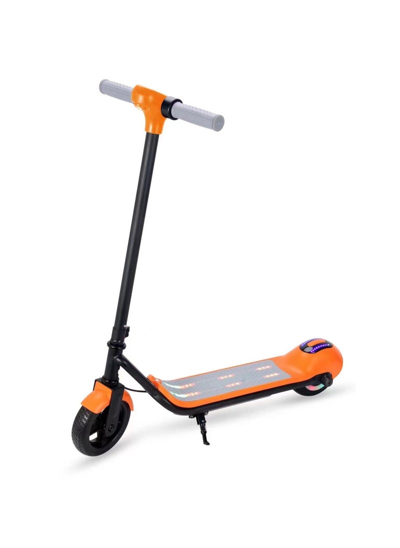 ZL-E7 kids Electric Scooter LED Headlamps Bluetooth Connectivity resistant anti slip rubber Vacum tire 7kg Aluminum Alloy Frame Material load 60kg E Scooter Foldable skateboard E-Bike Brushless orange