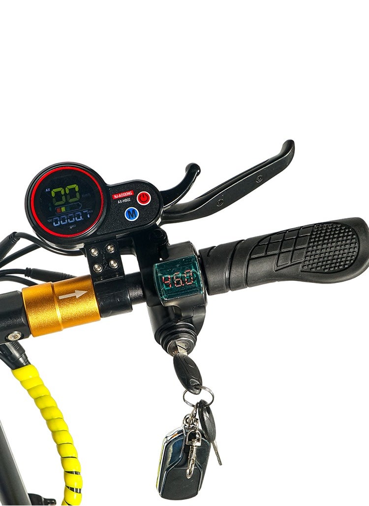 V10+ LED Electric Scooter 15O0W 45KM Range Triple LED Headlamps Bluetooth Speaker Wide LCD Display Front Rear Suspension Dual Disc Brakes Lightweight Aluminum Frame 150OW Brushless 10 inch Wide Deep tread wear-resistant anti-slip rubber tire E-Bike adult