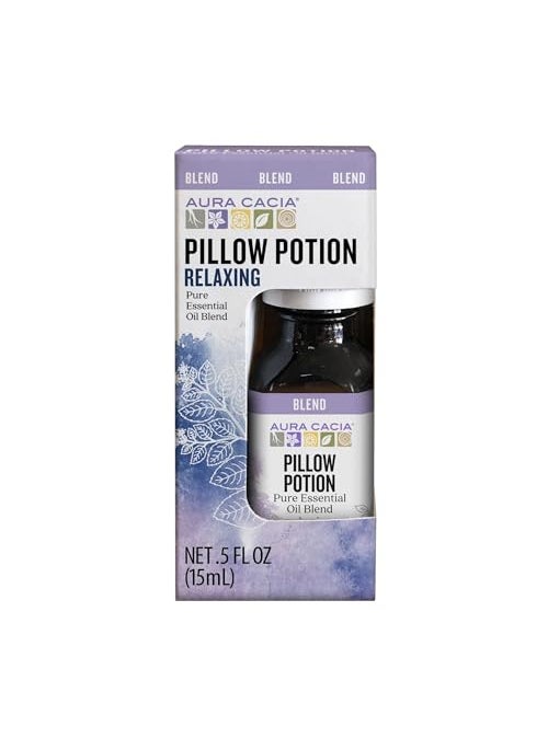 Aura Cacia Essential Oil Calming Pillow Potion, 0.5 Fluid Ounce