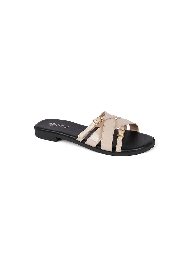 Ladies Slip-on multi strap Sandals