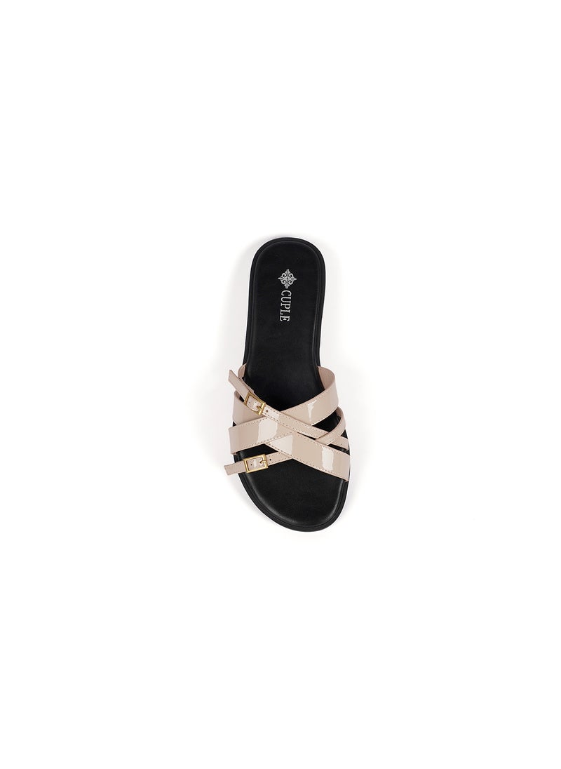 Ladies Slip-on multi strap Sandals