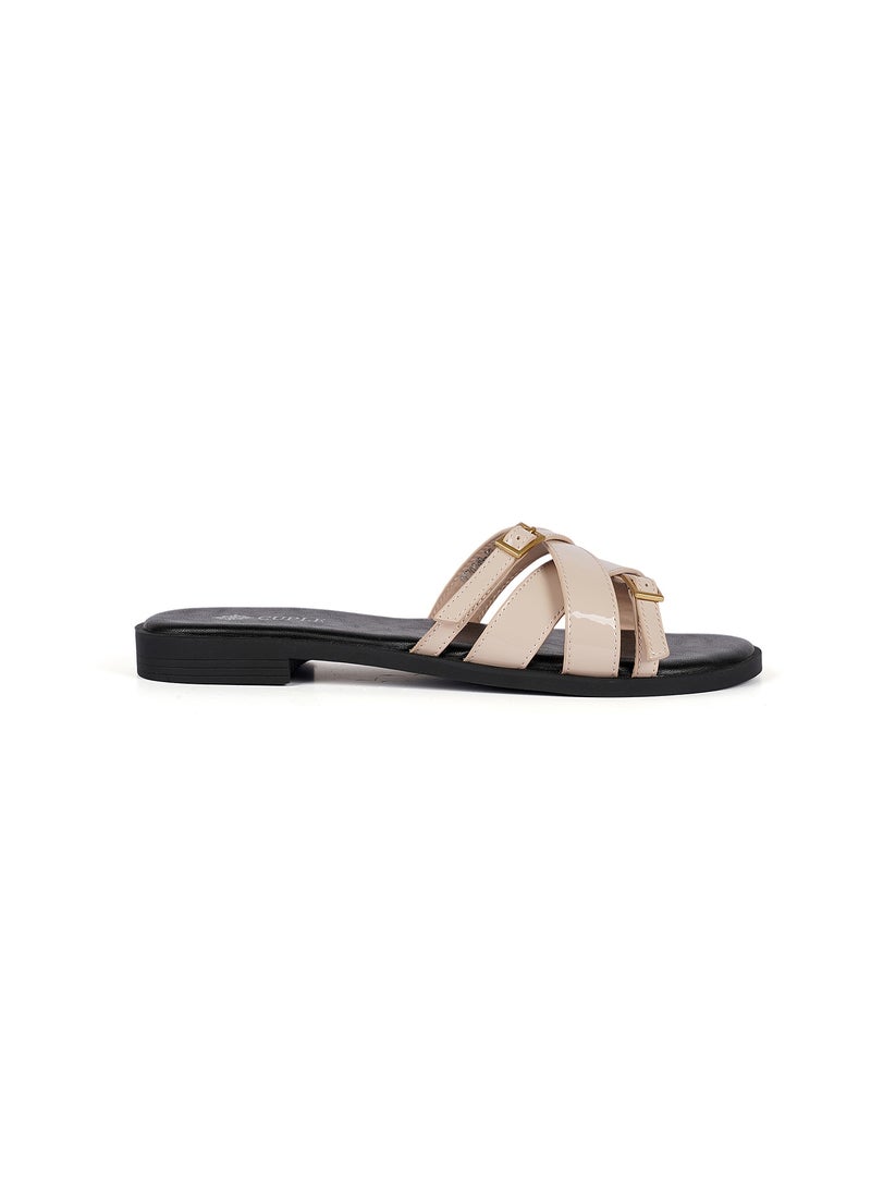 Ladies Slip-on multi strap Sandals