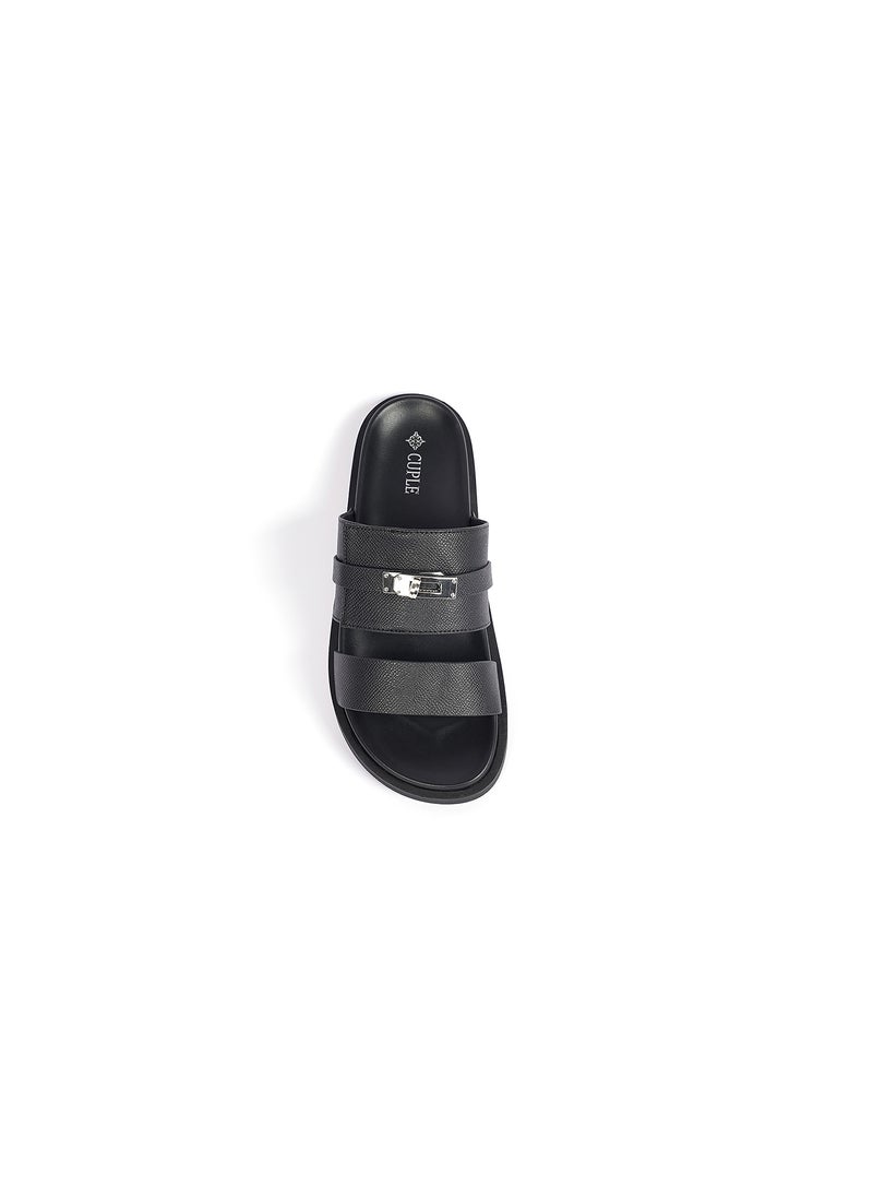 Ladies Slip-on double strap Sandals