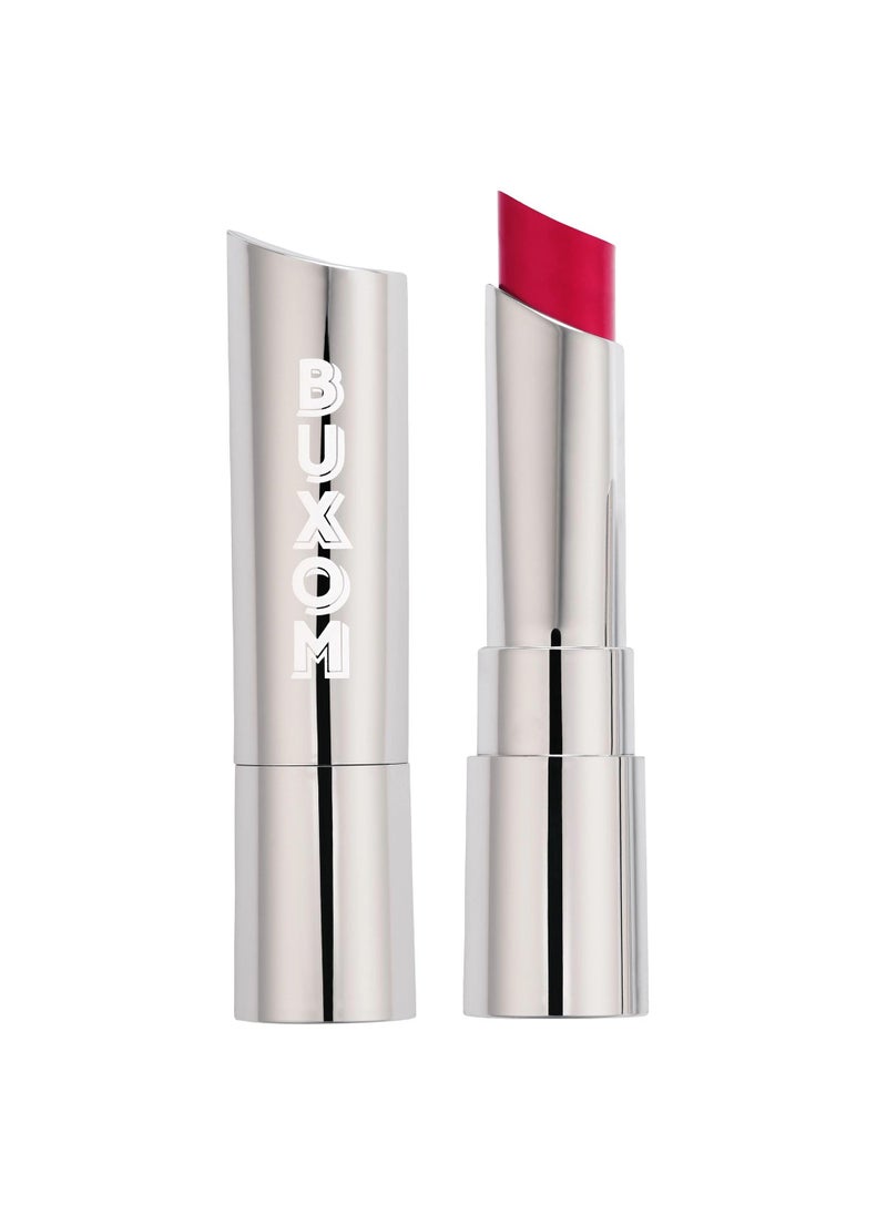 BUXOM Full-On Plumping Satin Lipstick, Formulated with Hyaluronic Acid & Sunflower Wax