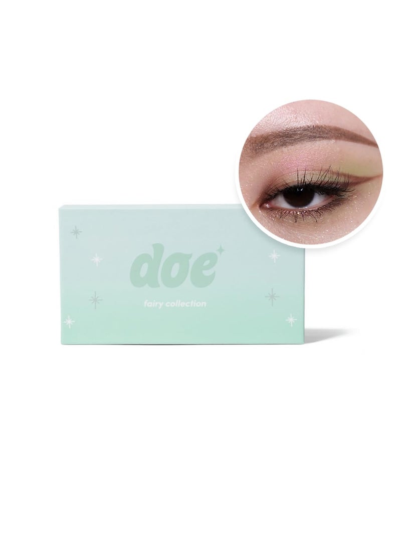 Aura - Reusable 15 Wears, Natural Looking Clear Band Vegan False Lashes, Handmade from Korean Silk. Lightweight Cruelty Free Eyelash for Everyday Look - 1 Pair