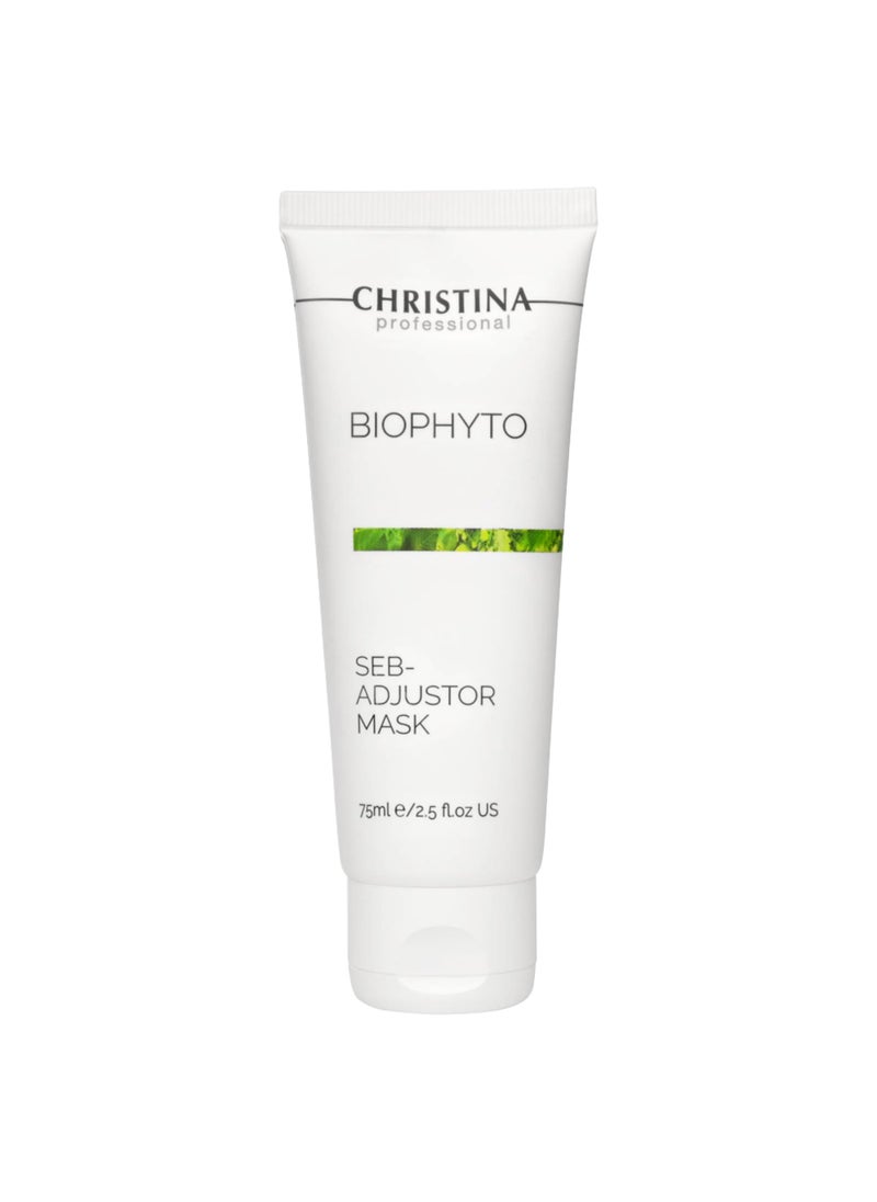 -CHRISTINA- Bio Phyto Seb-Adjustor Facial Mask with Moisture Complex | Face Masks Skincare Targets Acne, Blackheads, and Oiliness | Clears and Balances Skin | Suitable for All Skin Types 75ml