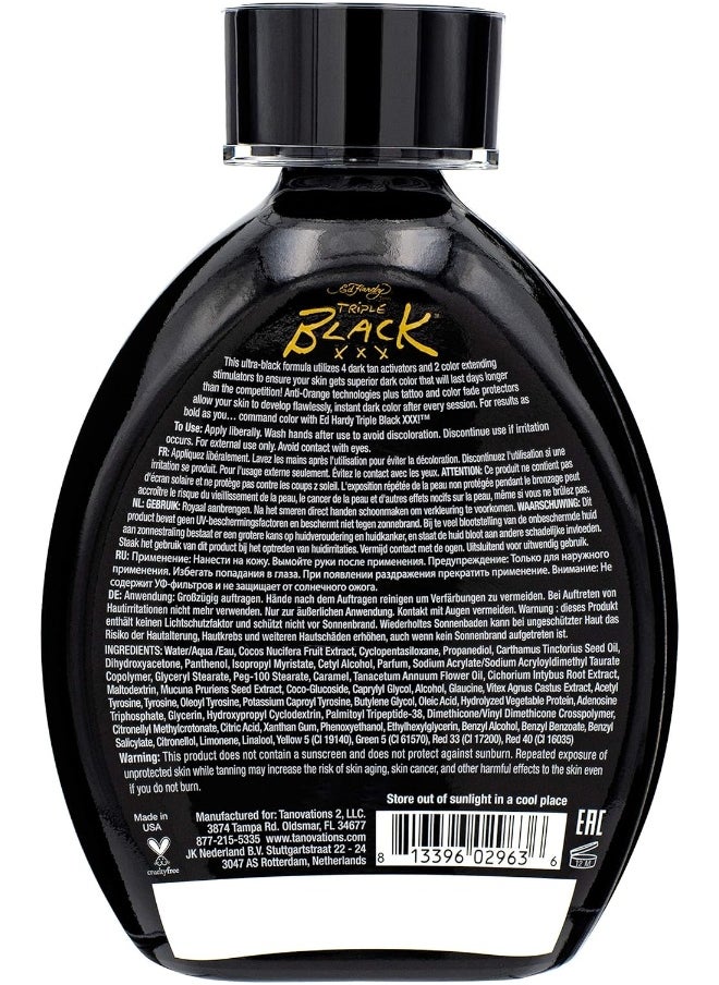 Black Xxx Instant Dark Color Tanning Lotion, 13.5 Oz