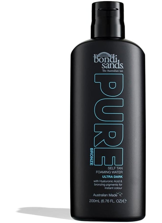 Pure Bronze Ultra Dark Self Tan Foaming Water - 200Ml