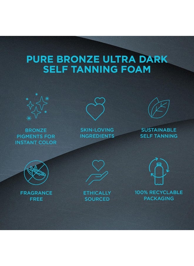 Pure Bronze Ultra Dark Self Tan Foaming Water - 200Ml