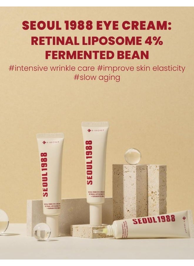 SEOUL 1988 Eye Cream 30ml, Retinal Liposome 4% + Fermented Bean