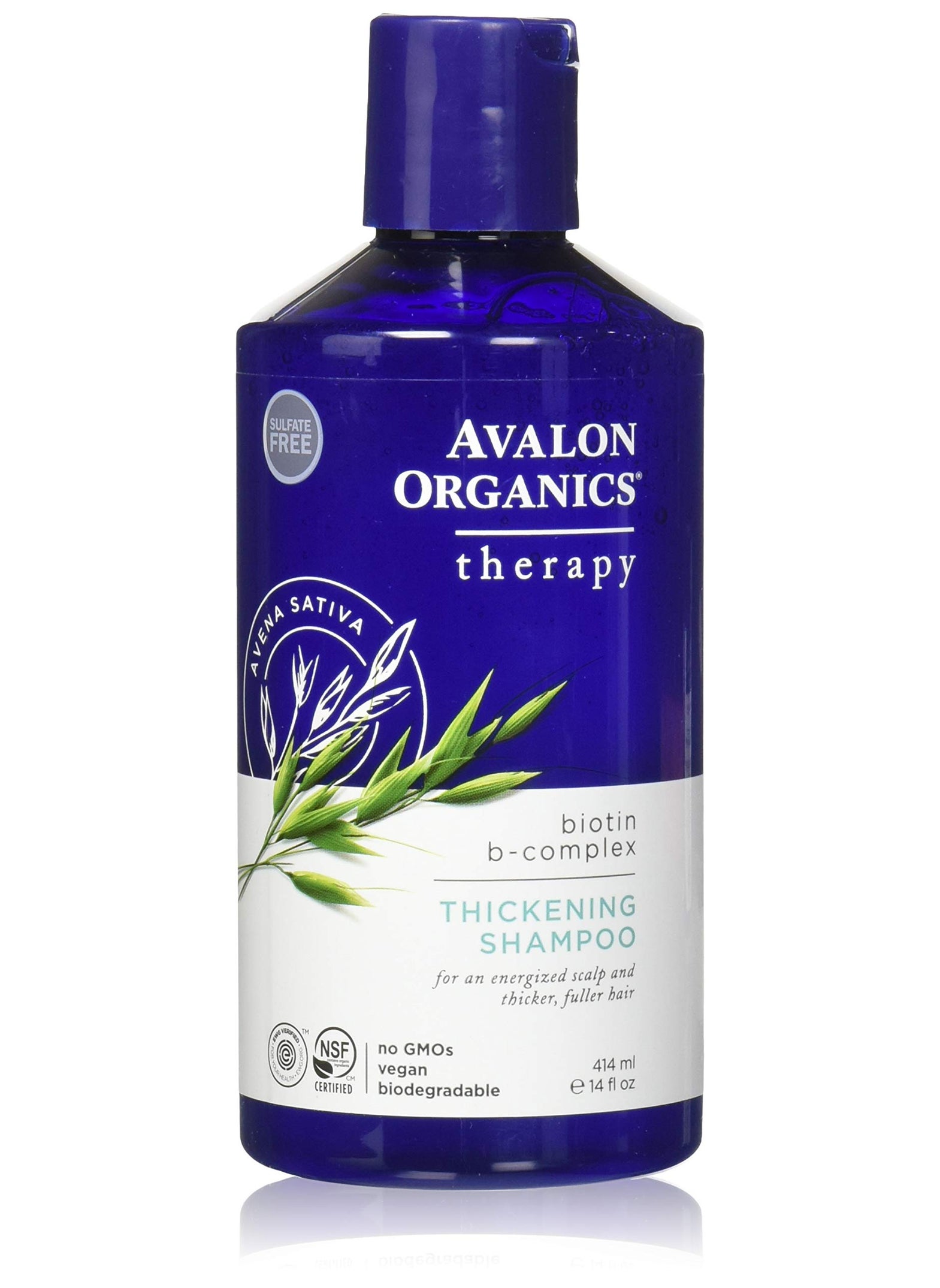 Avalon Organics Thickening Shampoo Complex Packaging may vary Biotin B 14 Fl Oz