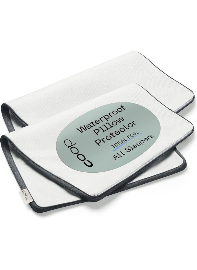 Coop Home Goods - Waterproof Pillow Protector for Memory Foam Pillows