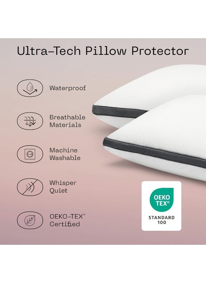 Coop Home Goods - Waterproof Pillow Protector for Memory Foam Pillows