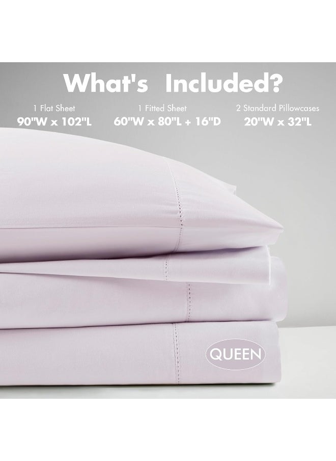 Madison Park Egyptian Cotton Sheet Soft & Breathable 500TC Cotton Sheets, Elastic Deep Pocket Sheet Set Fits Up to 18