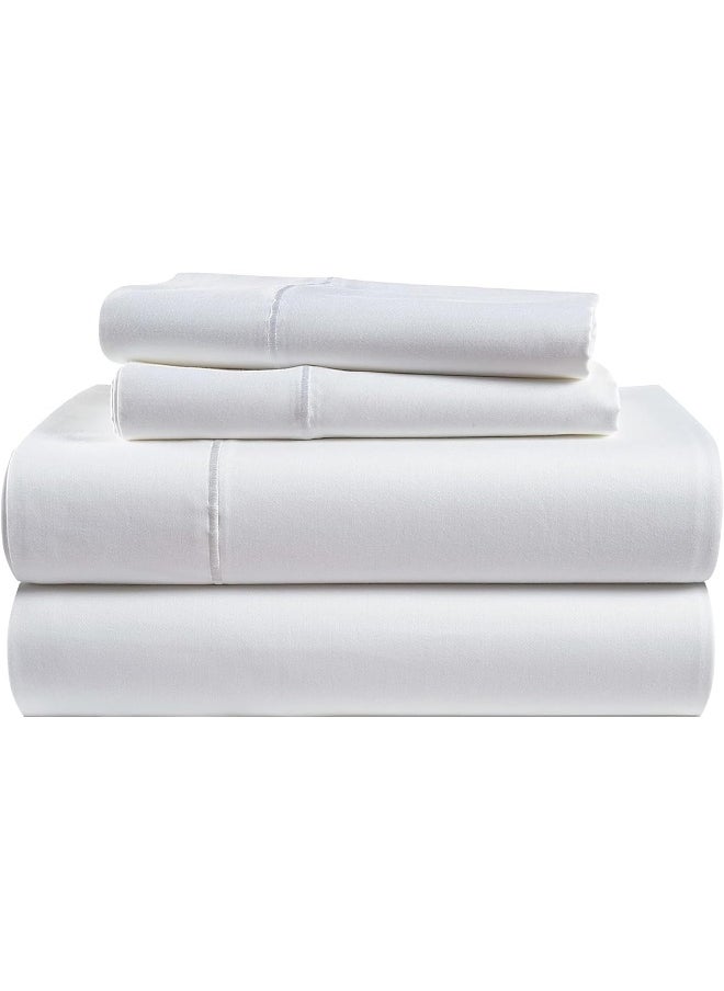 Linenwalas 100% Supima Cotton King Sheet Set, Premium Luxury Bed Sheets Set for King Size Mattress, 1200 Thread Count, 4 Pc Set, 5-Star Hotel Quality King Sheets, 16
