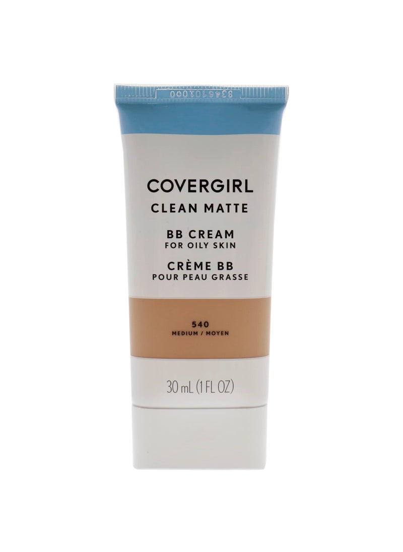 COVERGIRL - Clean Matte BB Cream, Oil-Free, Long-Lasting, Sensitive Skin, Lightweight, 100% Cruelty-Free