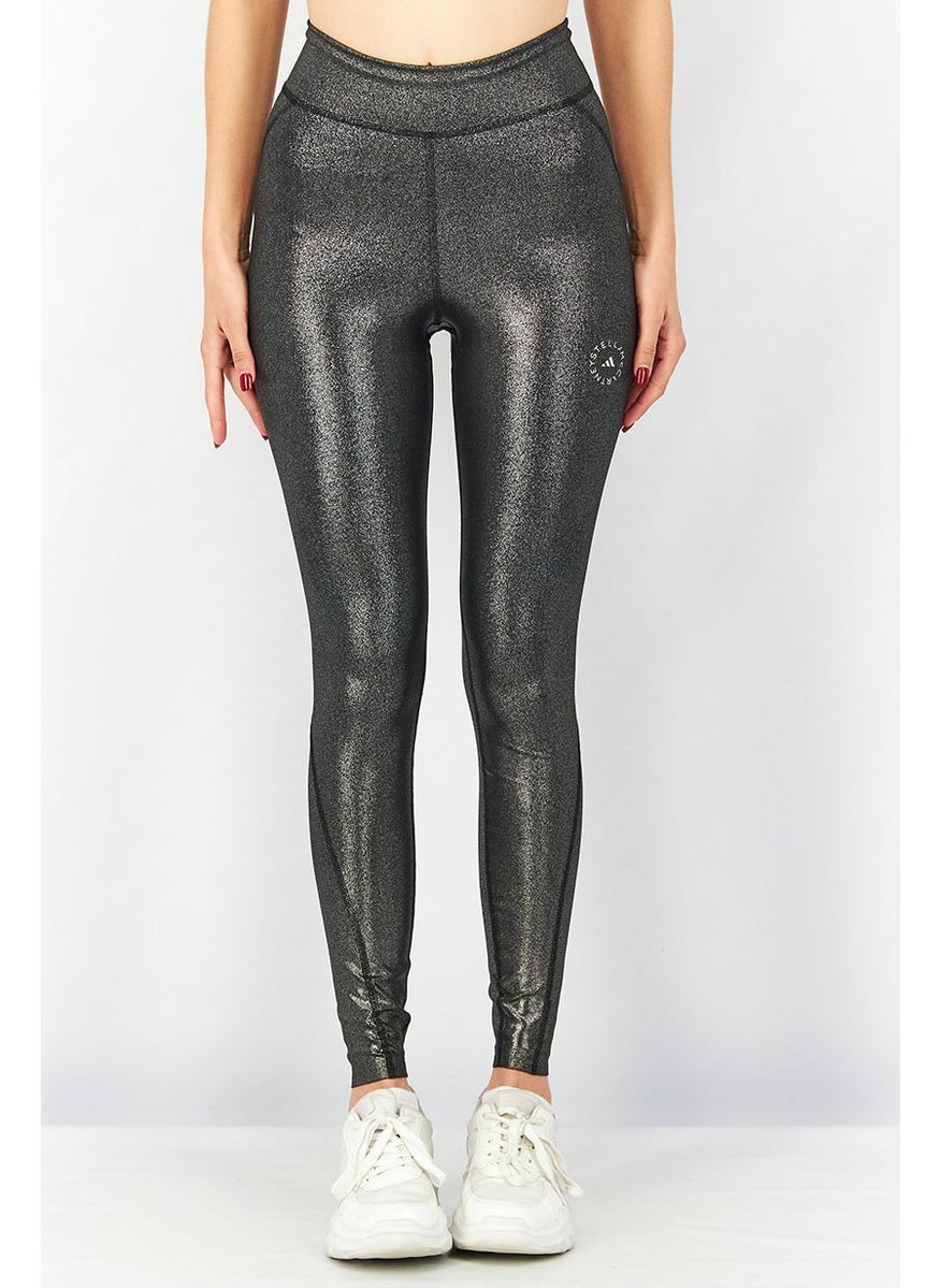 Women Sportswear Fit Training Tights, Silver