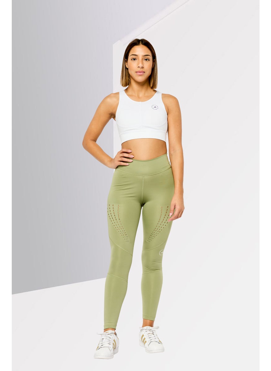 Women Sportswear Fit Training Leggings, Green