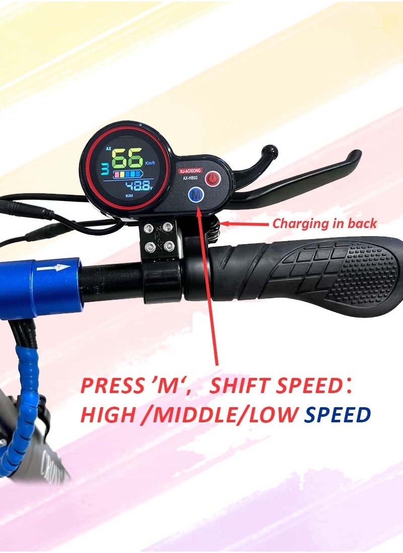 V10 Fast Speed E-Scooter 1200W Motor 48v/12ah,10