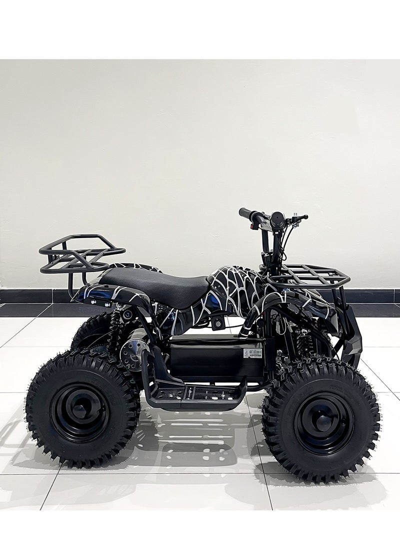 Red Spider 4x4 Electric Bike with Reverse Gear & Dual Speed Modes - 500W Motor | 36V/12AH Battery (15-18KM Range) | 22KM/H Max Speed | Front/Rear Disc Brakes & Suspension | 100KG Capacity | LED Lights | 1-Year Warranty JL025-01